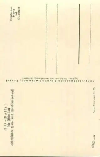 Kassel - Partie an der Fulda - Foto-AK - Verlag Bruno Hansmann Kassel