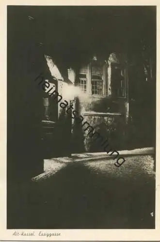 Kassel - Essiggasse - Foto-AK - Verlag Bruno Hansmann Kassel