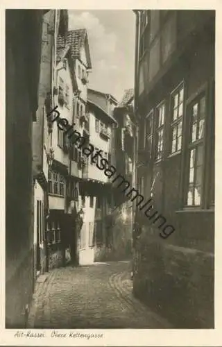 Kassel - Obere Kettengasse - Foto-AK - Verlag Bruno Hansmann Kassel