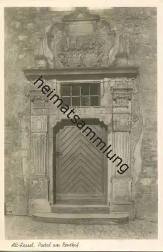 Kassel - Portal am Renthof - Foto-AK - Verlag Bruno Hansmann Kassel