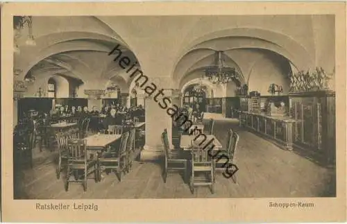 Ratskeller Leipzig - Schoppen Raum