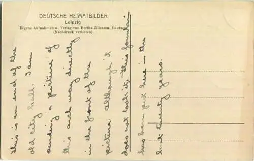 Leipzig - Giebel des alten Rathauses - Verlag Bertha Zillessen Bautzen