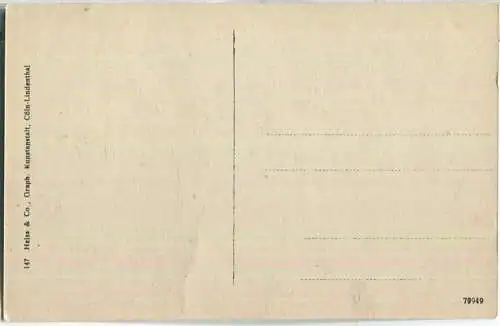 Cöln - Hafeneinfahrt - Heiss & Co. Graph. Kunstanstalt Köln-Lindenthal 20er Jahre