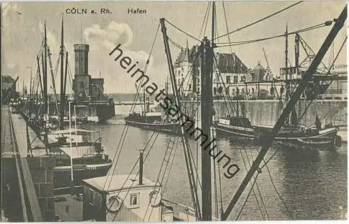 Cöln - Hafen - Heiss & Co. Graph. Kunstanstalt Köln-Lindenthal 20er Jahre