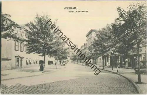 Weimar - Schillerstrasse - Verlag Zedler & Vogel Darmstadt 1910