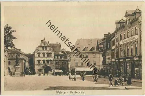 Weimar - Herderplatz - Verlag Buchbinder Innung Weimar
