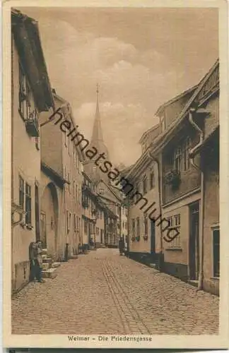 Weimar - Die Friedensgasse - Verlag Buchbinder Innung Weimar
