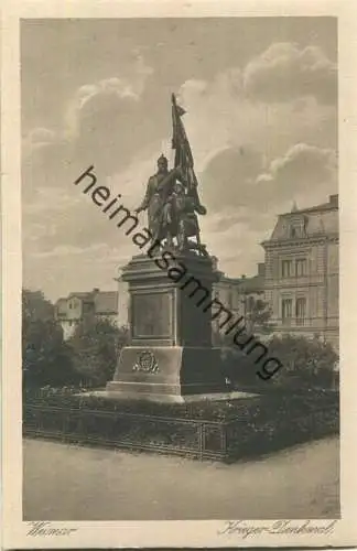Weimar - Krieger-Denkmal - Verlag Bruno Hansmann Cassel