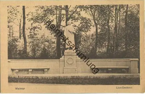 Weimar - Liszt-Denkmal
