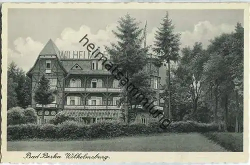 Bad Berka - Wilhelmsburg - Foto-Ansichtskarte - Verlag H. P. Geist Bad Berka 30er Jahre