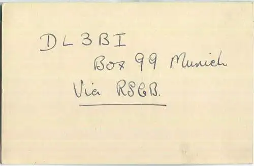 QSL - QTH - Funkkarte - G3FIJ - Colchester - 1949