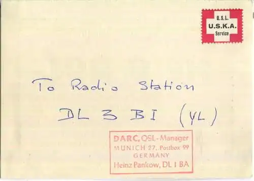 QSL - QTH - Funkkarte - HE9RPC - Schweiz - Lausanne - 1949