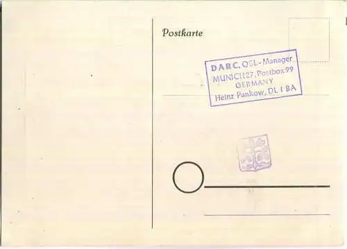 QSL - QTH - Funkkarte - DL3BU - Neuhaus (Oste) - 1949