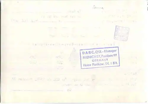 QSL - QTH - Funkkarte - DL3EU - Hamburg-Farmsen - 1949