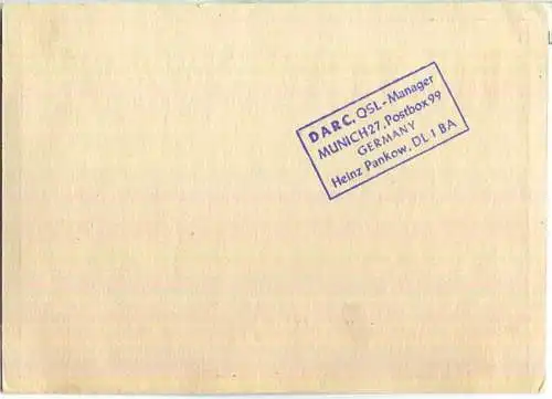 QSL - QTH - Funkkarte - DL1GP - Flensburg - 1949