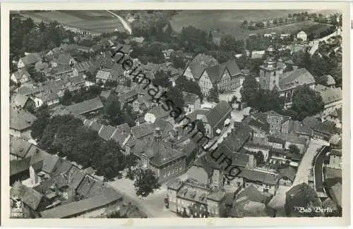 Bad Berka - Luftaufnahme - Foto-AK - Verlag Klinke & Co. Berlin 30er Jahre