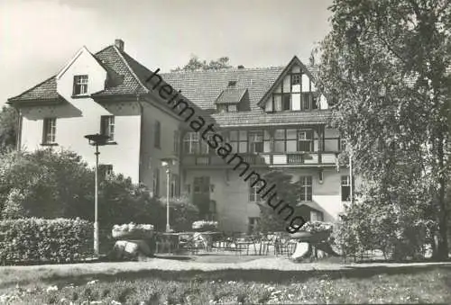 Ilsenburg - FDGB-Erholungsheim Hermann Basse - Foto-AK Grossformat - Verlag Bild und Heimat Reichenbach