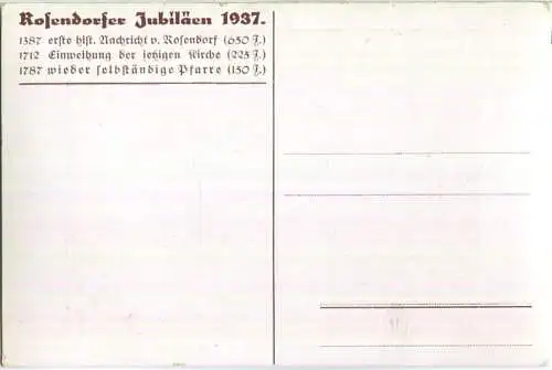 Rosendorf - Sudeten - Innenansicht der Kirche 1937