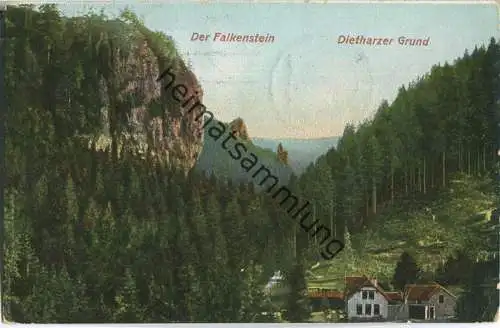 Dietharzer Grund - Falkenstein - Verlag E. Berthel Georgenthal