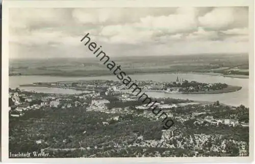 Werder-Havel - Inselstadt - Luftbildaufnahme - Verlag Klinke & Co. Berlin 30er Jahre