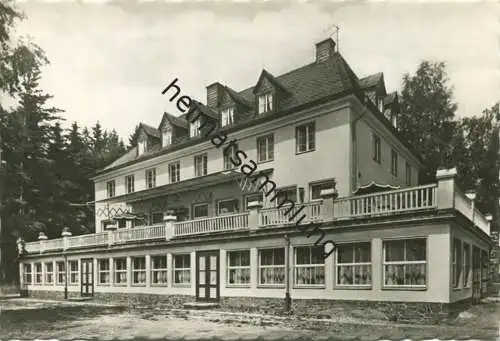 Bucha - FDGB-Erholungsheim Aktivist - Terrassenseite - Foto-AK Grossformat - Verlag konsum fotocolor magdeburg