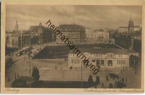 Hamburg - Bieberhaus - Deutsches Schauspielhaus - Verlag P. W. Hirsch Hamburg