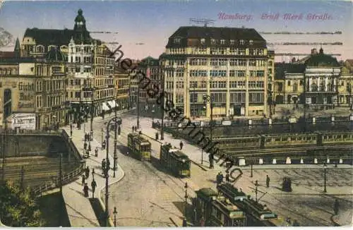 Hamburg - Ernst Merk Strasse - Strassenbahn - Verlag W.B.L.H.