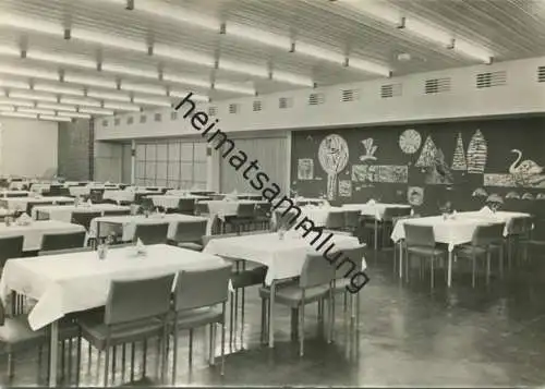 Neuglobsow - FDGB-Erholungsheim Stechlin - Speiseraum - Foto-AK Grossformat - Verlag VEB Bild und Heimat Reichenbach