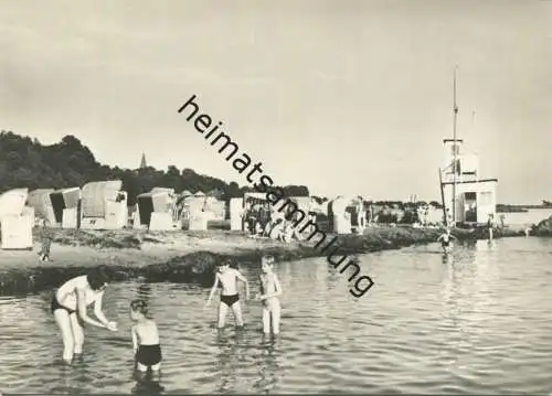 Altefähr - Badestrand - Foto-AK Grossformat - Verlag konsum fotocolor magdeburg