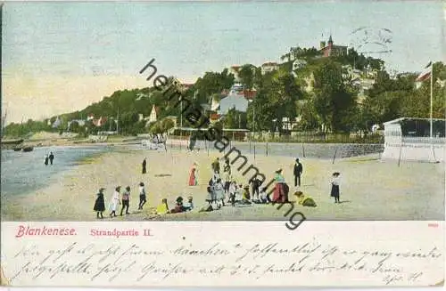 Hamburg-Blankenese - Strandpartie - Verlag A.N.H. 1907