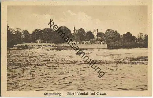 Magdeburg-Cracau - Elbe Überfall 20er Jahre
