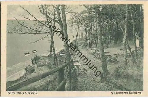 Misdroy - Waldrestaurant Kaffeeberg - Verlag J. Goldiner Berlin 30er Jahre