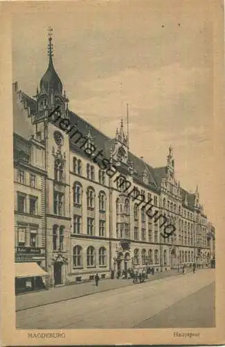 Magdeburg - Hauptpost - Verlag Emil Winter Magdeburg 20er Jahre
