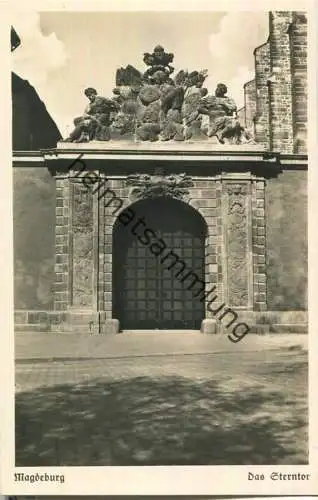 Magdeburg - Das Sterntor - Verlag Carl Friedrich Fangmeier Magdeburg 30er Jahre