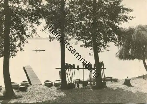 Klausdorf - Bootsverleih am Mellensee - Foto-AK Grossformat - Verlag VEB Bild und Heimat Reichenbach