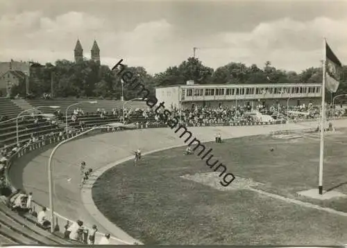 Leipzig 1960 - Alfred-Rosch-Kampfbahn - Wettkampfstätte der Rad-Weltmeisterschaft 1960 - Foto-AK Grossformat - Verlag VE