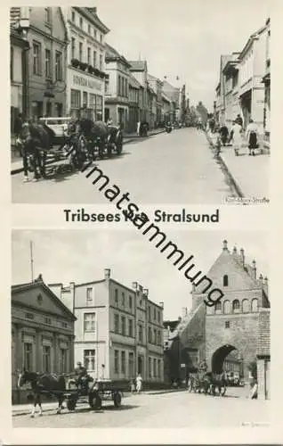 Tribsees 1961 - Karl-Marx-Straße - Steintor - Foto-AK - Verlag VEB Bild und Heimat Reichenbach
