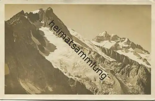 Dreieckhorn und Jungfrau vom Eggishorn - Foto-AK - Edition J. Gaberell Thalwil - gel. 1928