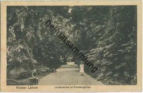 Kloster Lehnin - Lindenallee im Klostergarten - Verlag Herm. Haack Genthin