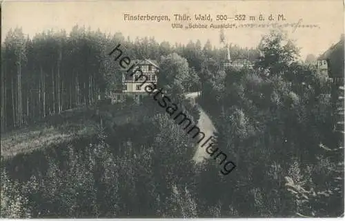 Finsterbergen - Villa Schöne Aussicht - Verlag E. A. Hugo Ortlepp Finsterbergen