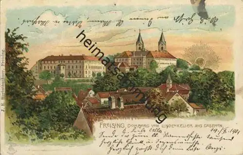 Freising - Domberg - Verlag J. E. Herbstbuchner Freising - gel. 1901