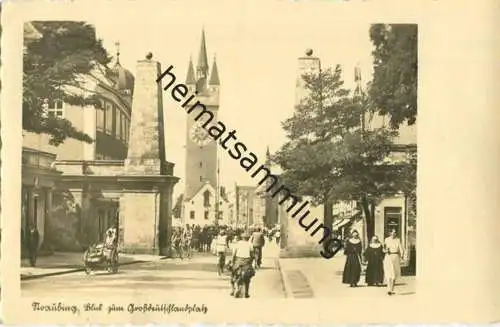Straubing - Grossdeutschlandplatz - Foto-AK - Verlag Gebr. Metz Tübingen gel. 1942