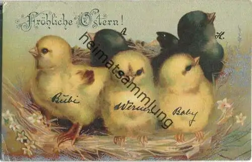 Fröhliche Ostern - Küken