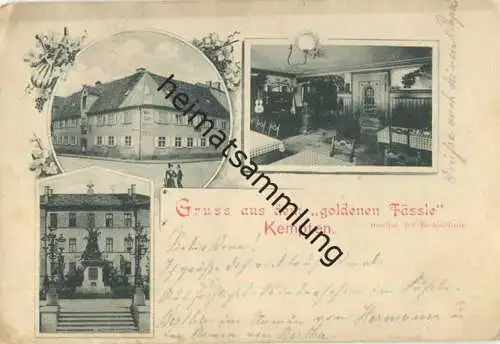 Kempten - Goldenes Fässle - gel. 1900