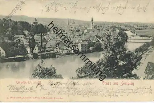 Kempten - Altstadt - Verlag M. Rauch Kempten - gel. 1901