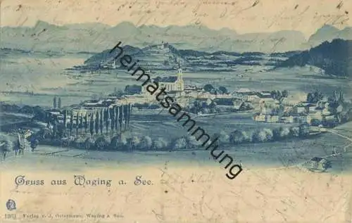 Waging - Gesamtansicht - Verlag J. Ostermann Waging - gel. 1900