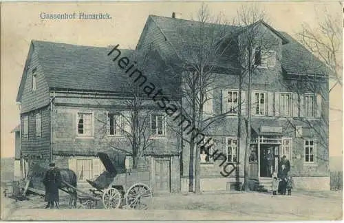 Gassenhof im Hunsrück - Restauration - Gasthof - Pferdekutsche - Verlag Franz Hermes Capellen