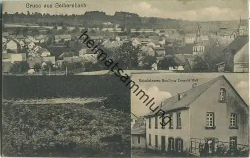 Gruss aus Seibersbach - Kolonialwaren-Handlung L. Wolf - Totale