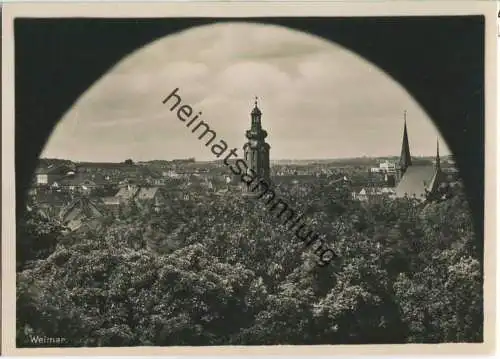 Weimar - Gesamtansicht - Foto-AK - Verlag L. Held Weimar 30er Jahre