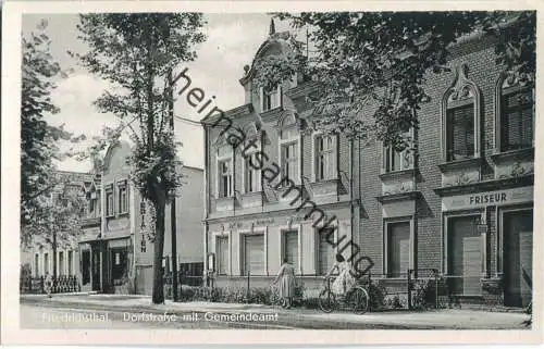 Friedrichsthal - Dorfstrasse - Gemeindeamt - Friseur - Verlag K. Mader Berlin 50er Jahre